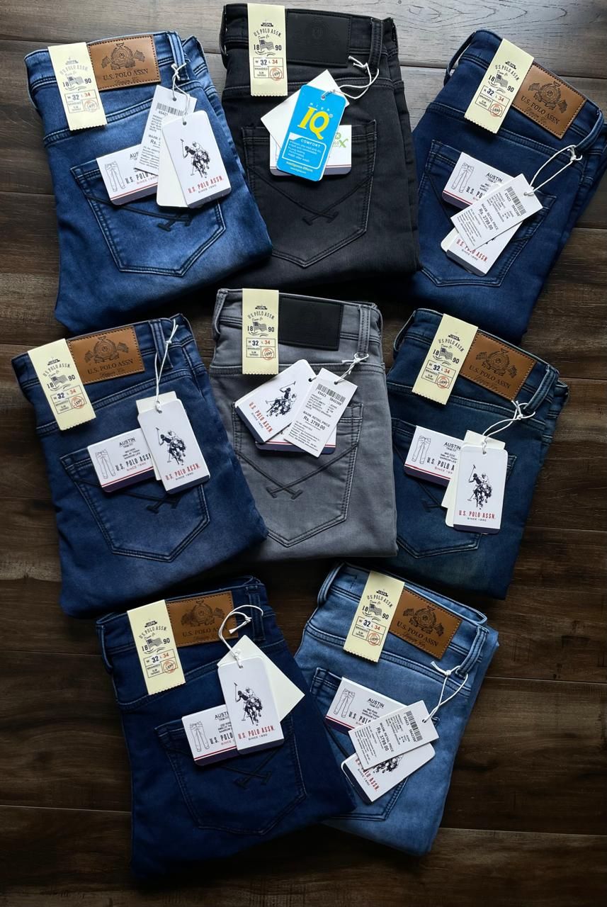 Us Polo Premium Quality Slim Fit Men's Denim Jeans - 60 Pc