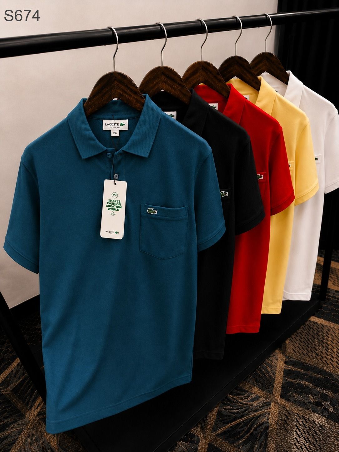 ( Big Size ) Men's Branded Premium Quality Cotton Collar Neck Half Sleeve Men's T-Shirt - 42 Pc