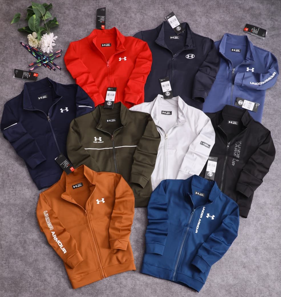 Under Armour ( Unisex ) Premium Quality Boy's &amp; Girl's Fourway Butter Kids Lycra Hi Neck Upper - 55 Pc
