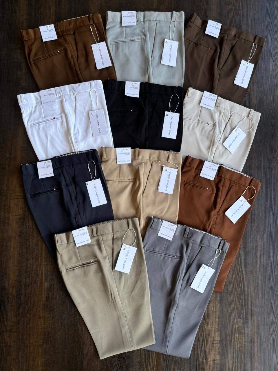 Calvin Klein Premium Quality Men's Formal Pant - 60 Pc