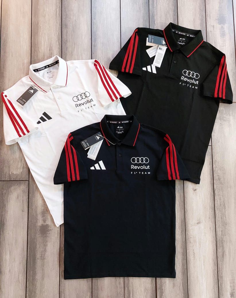 Adidas Premium Quality Collar Neck Half Sleeve Men's T-Shirt - 46 Pc
