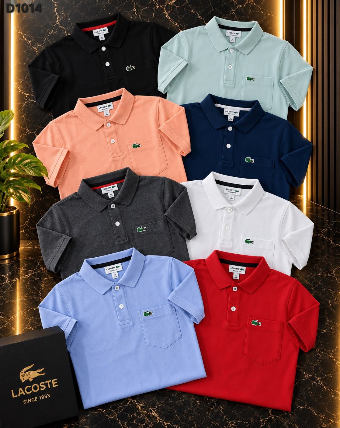 Men's Branded Premium Quality Cotton Collar Neck Half Sleeve Men's T-Shirt - 52 Pc