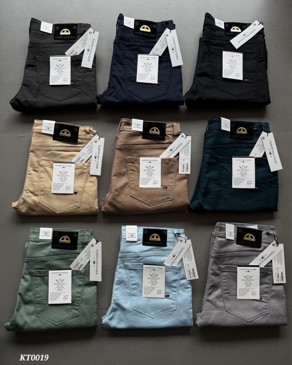 TOMMY HILFIGURE EXPORT QUALITY COLOUR JEANS -70 pc