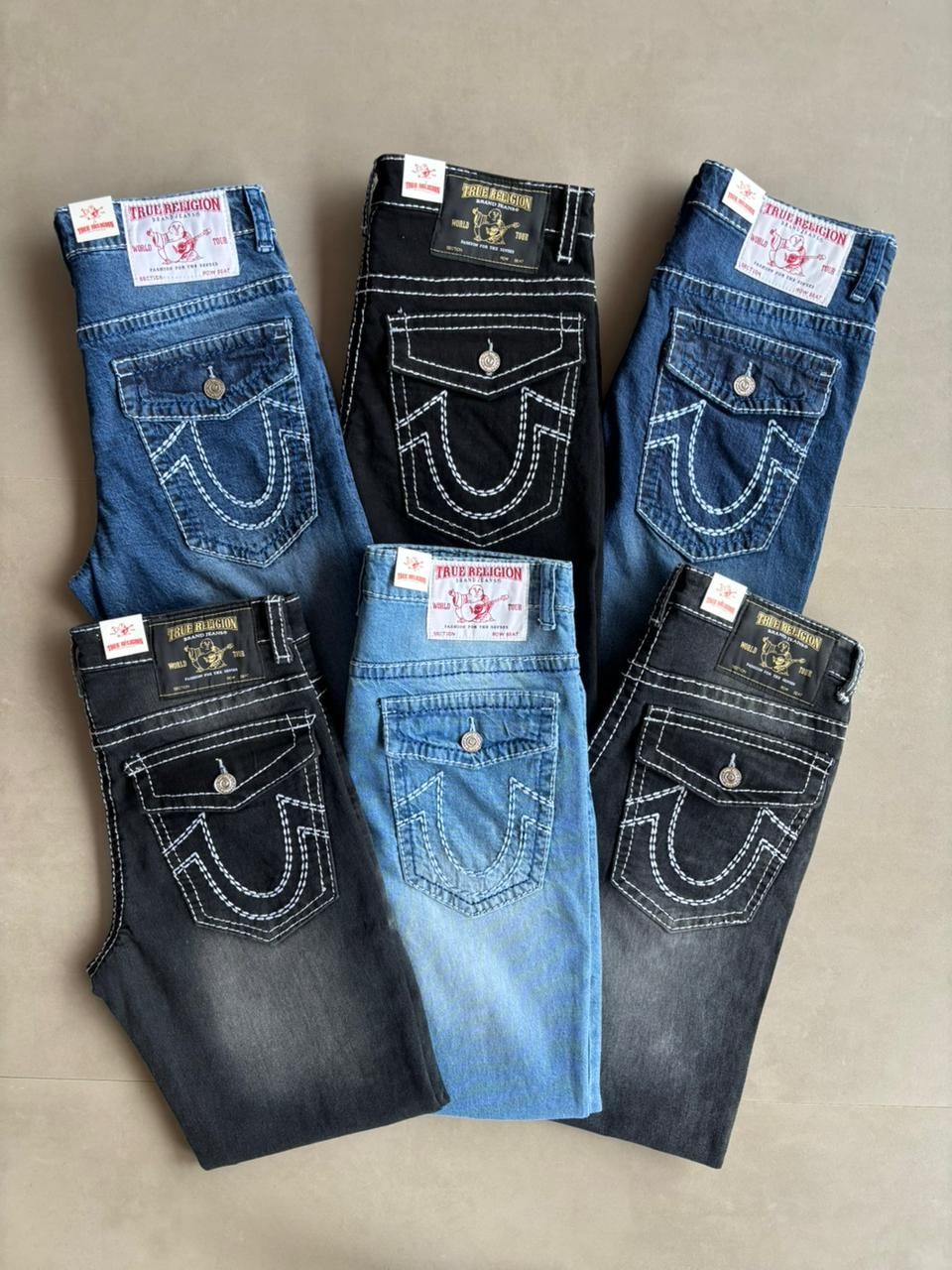 True Religion Premium Quality Straight Fit  Men's Denim Jeans - 50 Pc