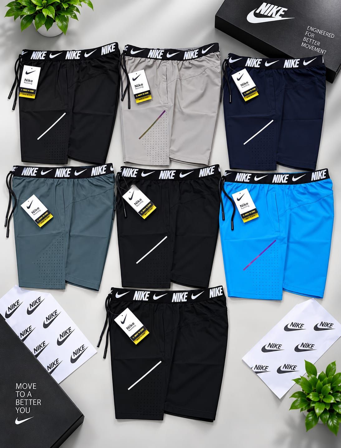 Nike Premium Quality Imported Ns Lycra Men's Shorts - 60 Pc