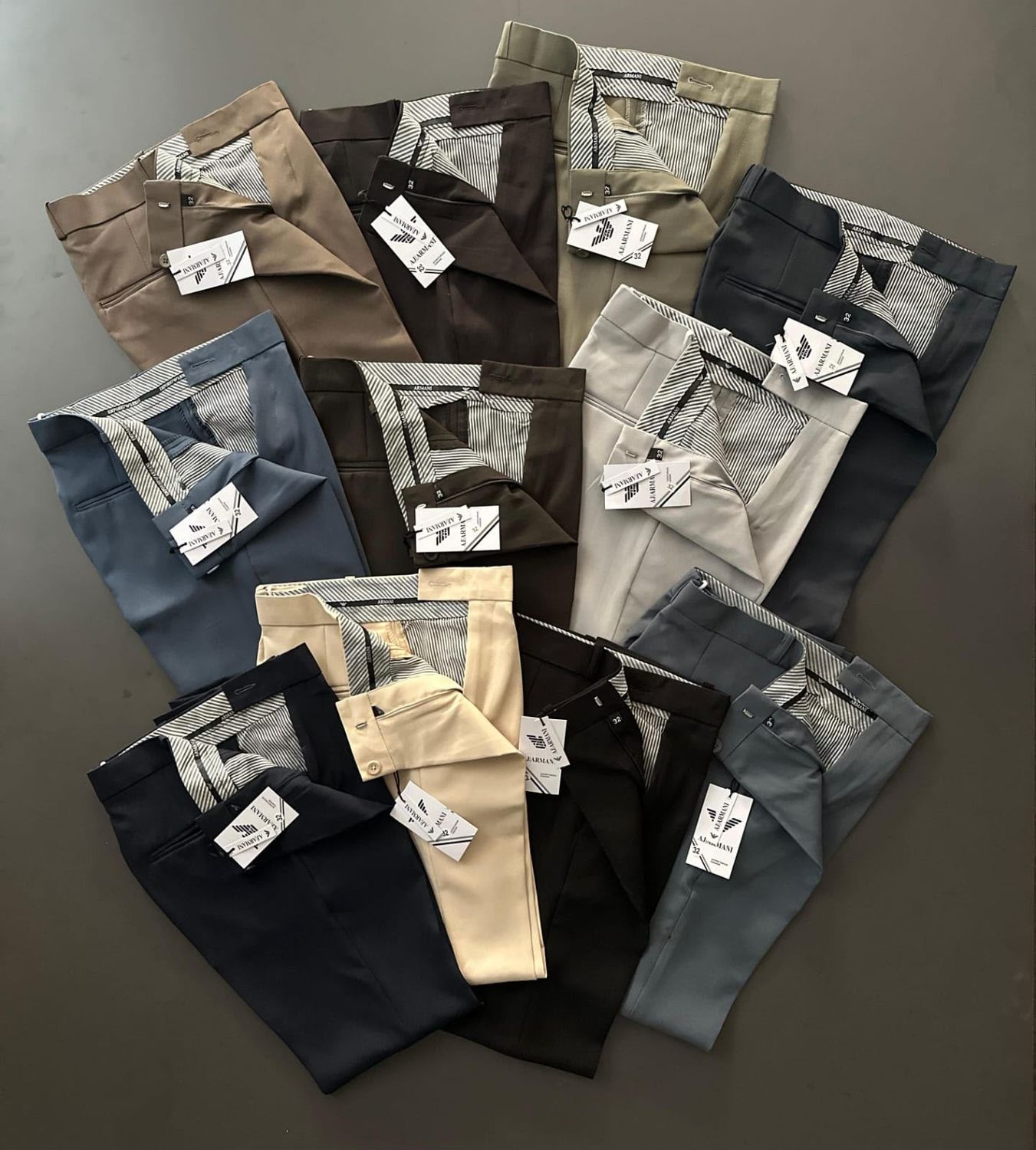 Armani Jeans Premium Quality 2 way Stretch Men's Pant - 60 Pc