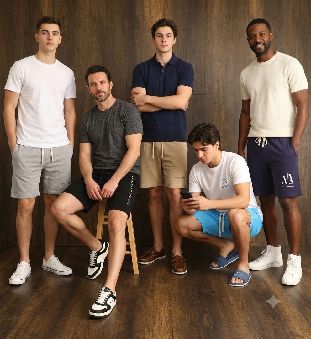 Armani Exchange Premium Quality Cotton Men's Short - 34 Pc