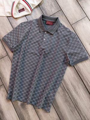 Gucci Premium Quality Collar Neck Half Sleeve Men's T-Shirt - 46 Pc
