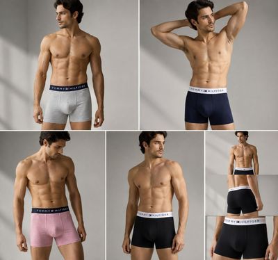 Tommy Hilfiger Premium Quality Cotton Lycra Men's Trunks - 72 Pc