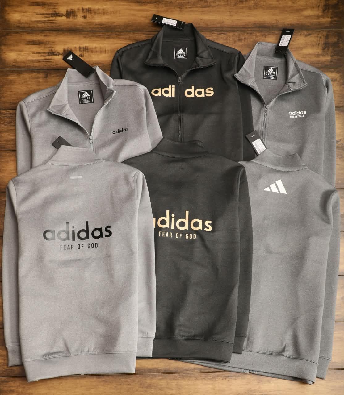 Adidas Sports Premium Quality Collar Neck Full Sleeve Casual Hi Neck Men's Upper Jacket Windcheater -25 Pc
