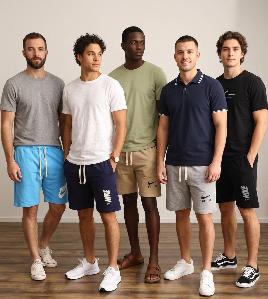 Nike Premium Quality Pure Cotton Loop knit Men's Shorts - 68 Pc