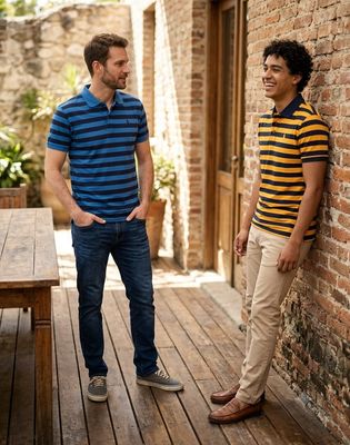​Ralph Lauren Premium Quality Collar Neck Half Sleeve Men's T-Shirt - 50 Pc