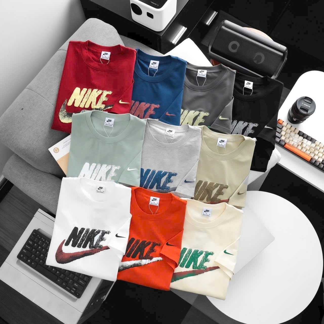Nike Premium Quality Round  Neck Half Sleeve Men's T-Shirt - 44 Pc