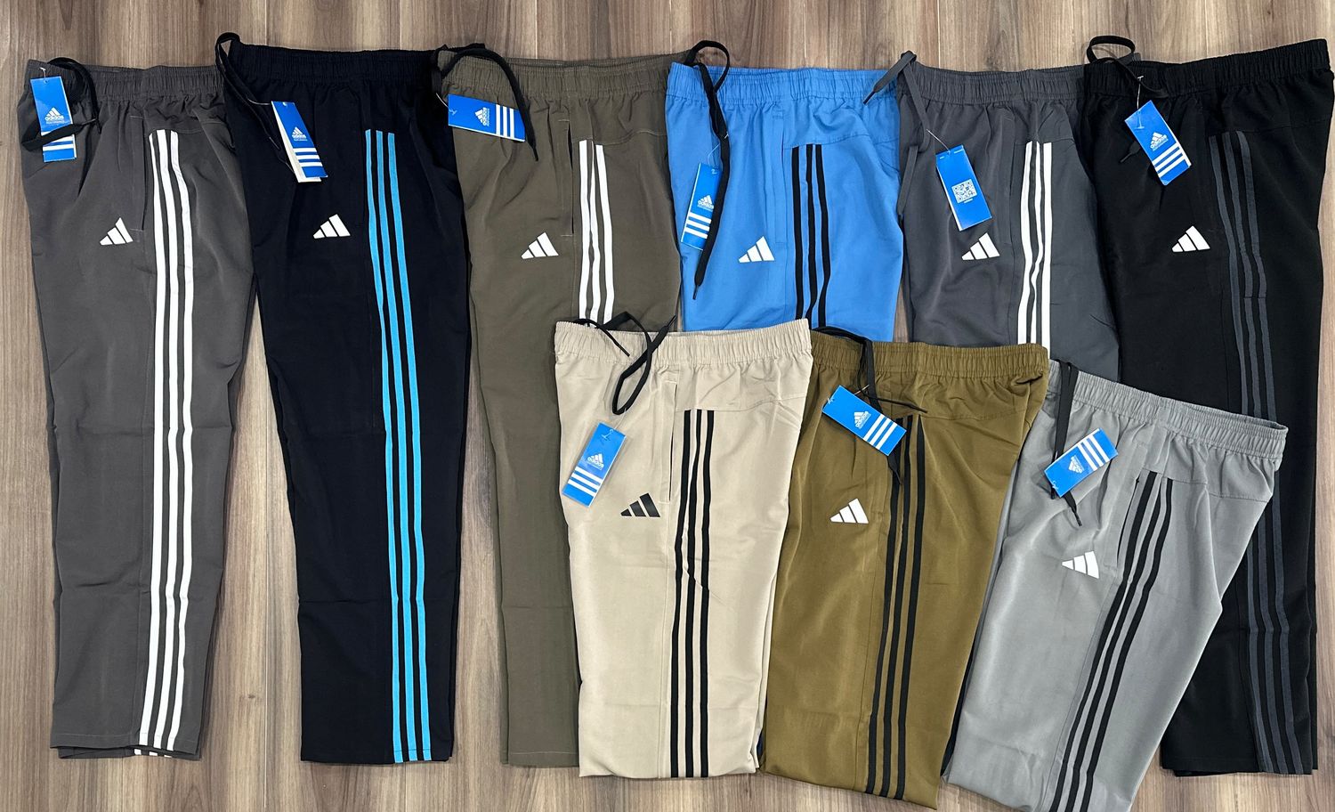 Adidas Premium Quality Lycra Straight Fit Men's Track Pant - 85 Pc