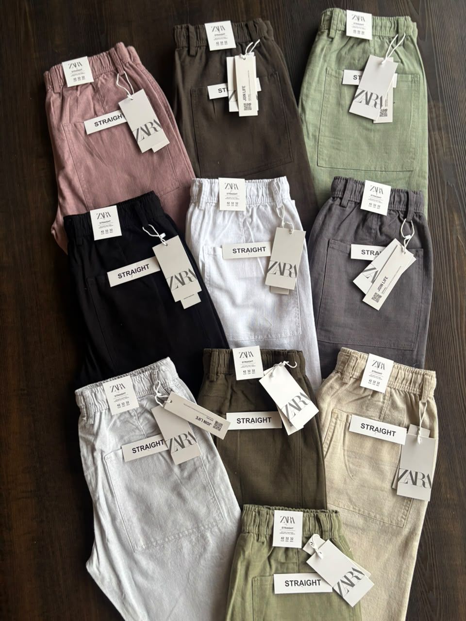 Zara Premium Quality Natural Linen Men's Cotton Pant - 60 Pc