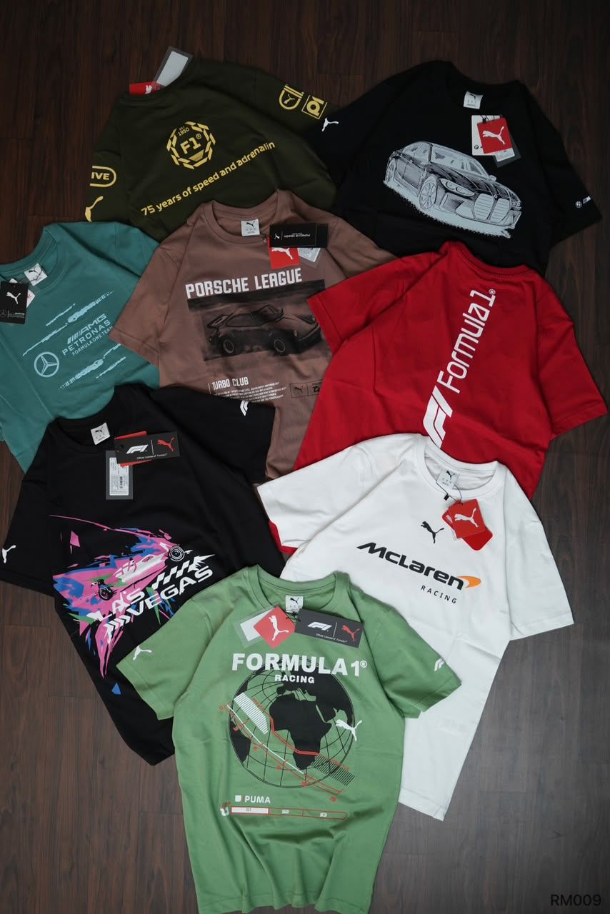 Puma Premium Quality Round Neck Half Sleeve Men's T-Shirt - 37 Pc