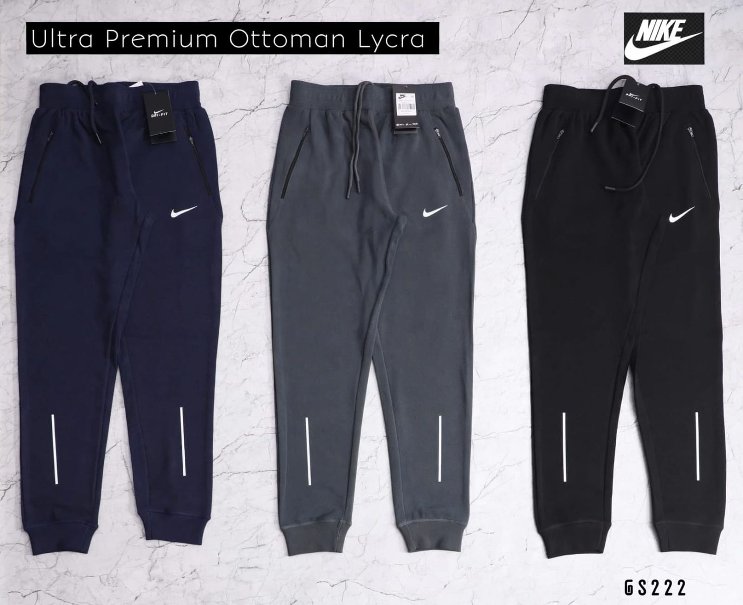 Nike Premium Quality 4 Way Lycra Men's Track Pant - 50 Pc