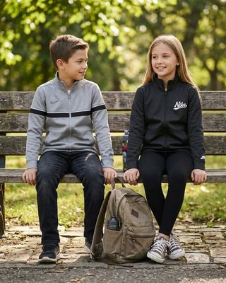 Kids Nike ( Unisex ) Premium Quality Fourway Butter Lycra Kids Hi Neck Upper - 40 Pc