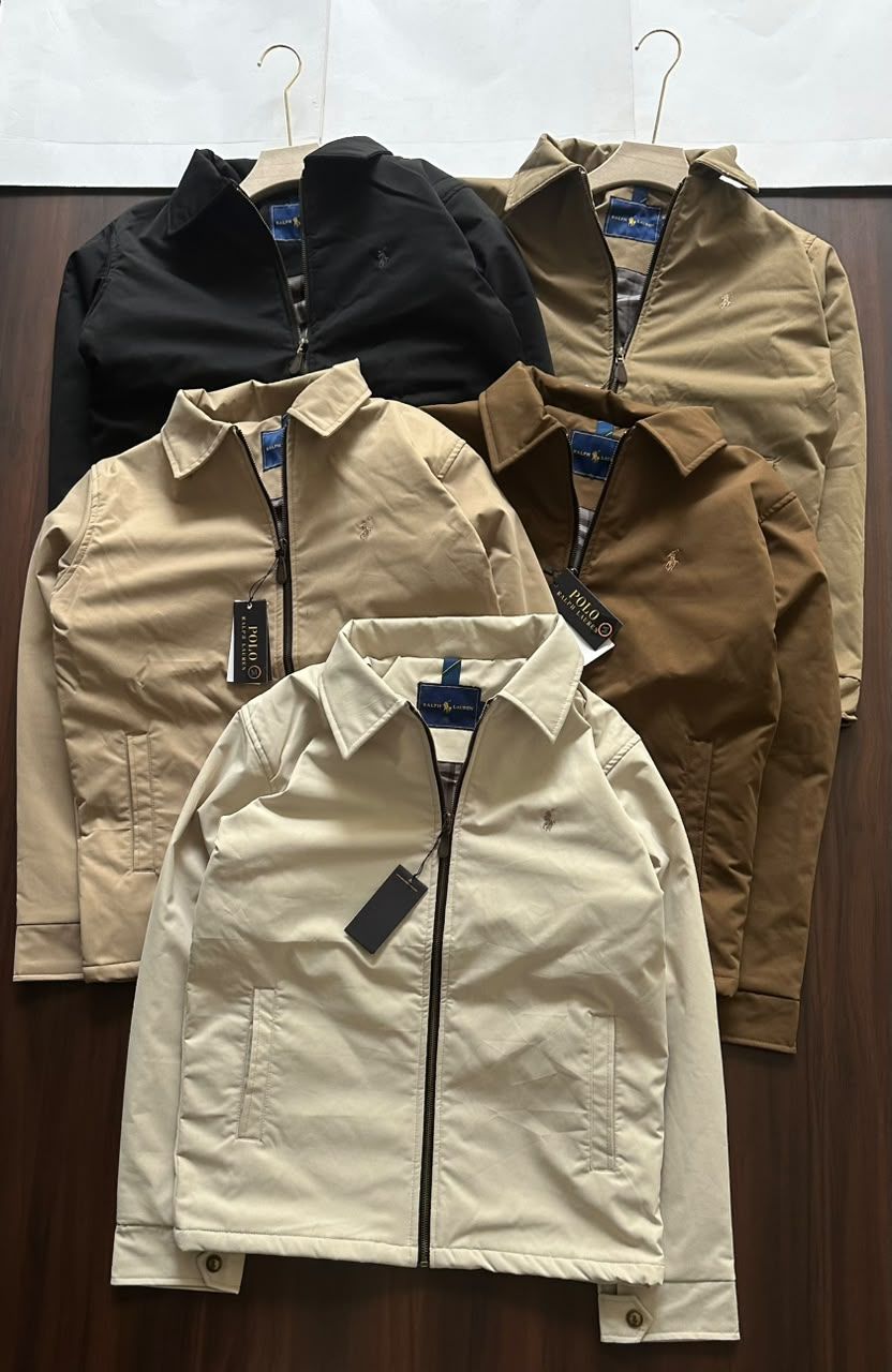 ​Ralph Lauren Premium Quality Cotton Twill fabric Collar Neck Full Sleeve Men's Jacket - 20 Pc