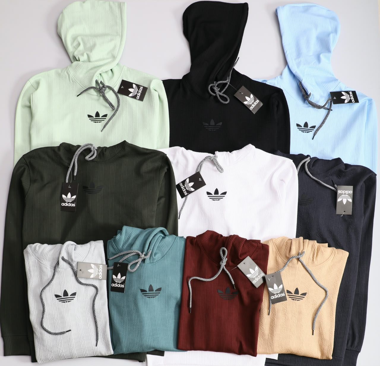 Adidas Premium Quality Hooded Neck Full Sleeve Men's Hoodie -43 Pc
