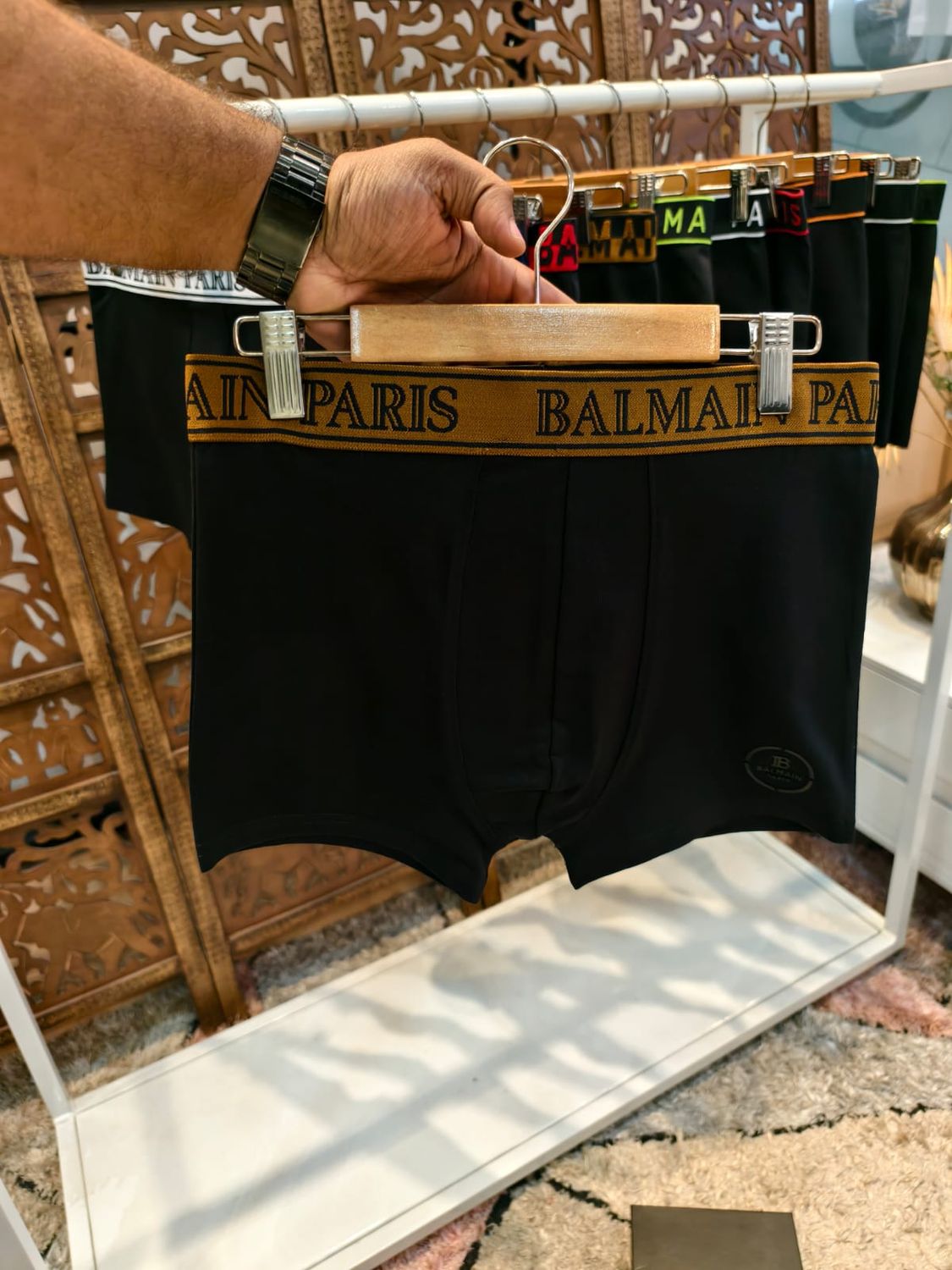 Balmain Premium Quality Lycra Men's Trunks - 108 Pc