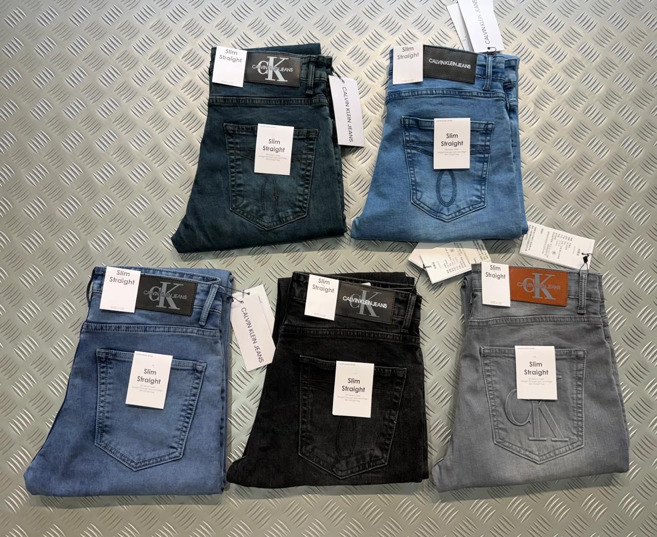 Calvin Klein Premium Quality Straight Fit Men's Denim Jeans - 40 Pc