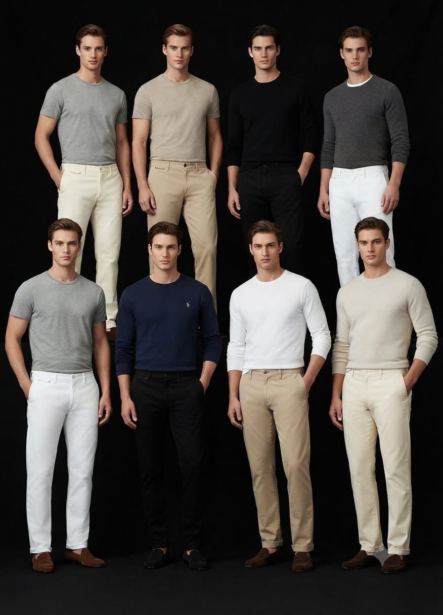Ralph Lauren Premium Quality Cotton Lenin Men's Pant - 45 Pc