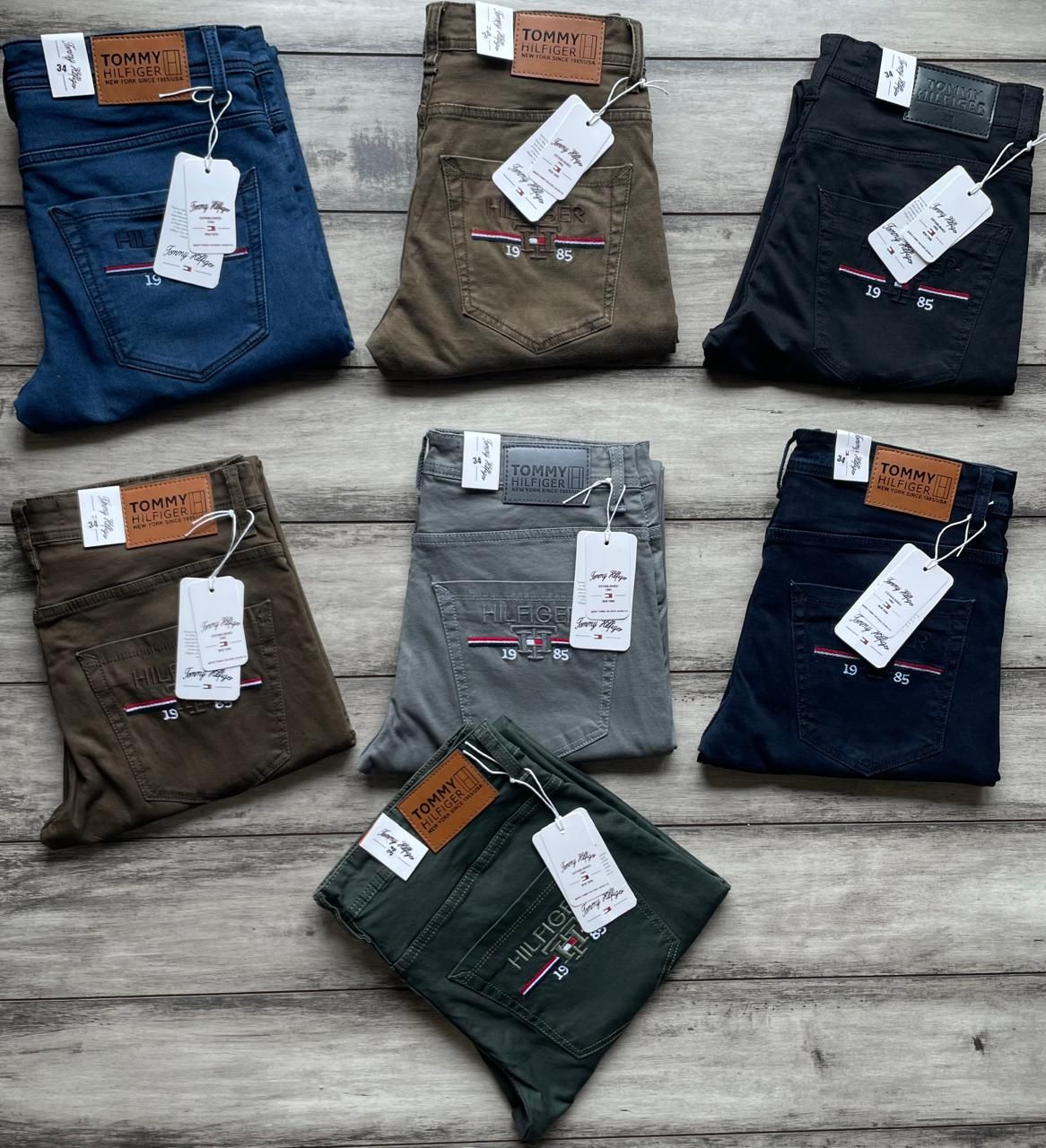 Tommy Hilfiger Premium Quality Super Lycra Slim Fit Men's Denim Jeans - 52 Pc