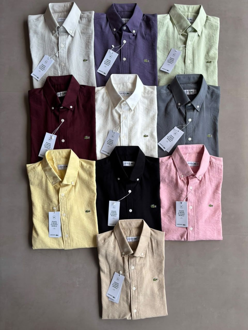 Men's Branded Premium Quality Collar Neck Full Sleeve Men's Shirt - 50 Pc