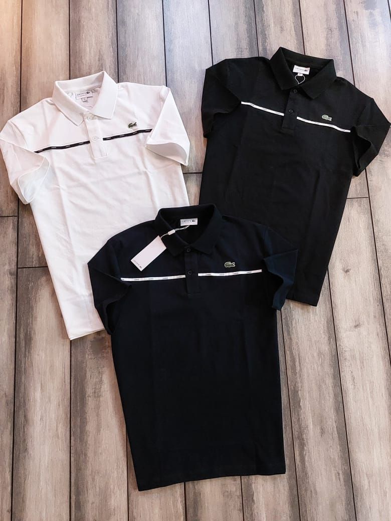 Men's Branded Premium Quality Collar Neck Half Sleeve Men's T-Shirt - 46 Pc