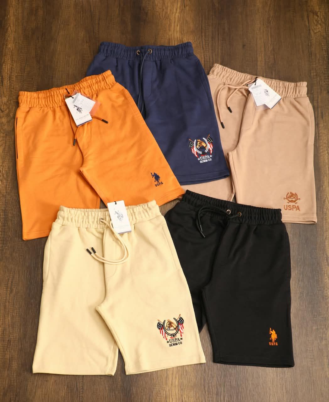 Us Polo Premium Quality Cotton Men's Shorts - 50 Pc