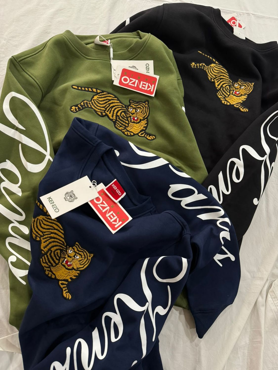 ​Kenzo Imports Premium Quality Round Neck Full Sleeve Men's Sweatshirt - 34 Pc