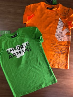 Armani Exchange Premium Quality Cotton Round Neck Half Sleeve Kids T-Shirt - 51 Pc