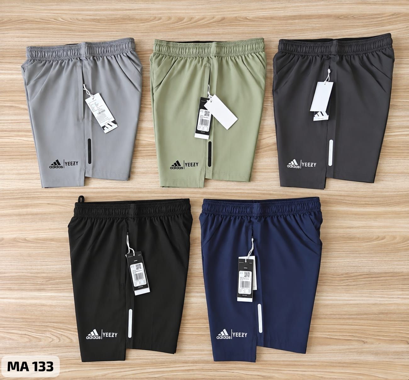Adidas Premium Quality Ns Lycra Men's Shorts - 56 Pc