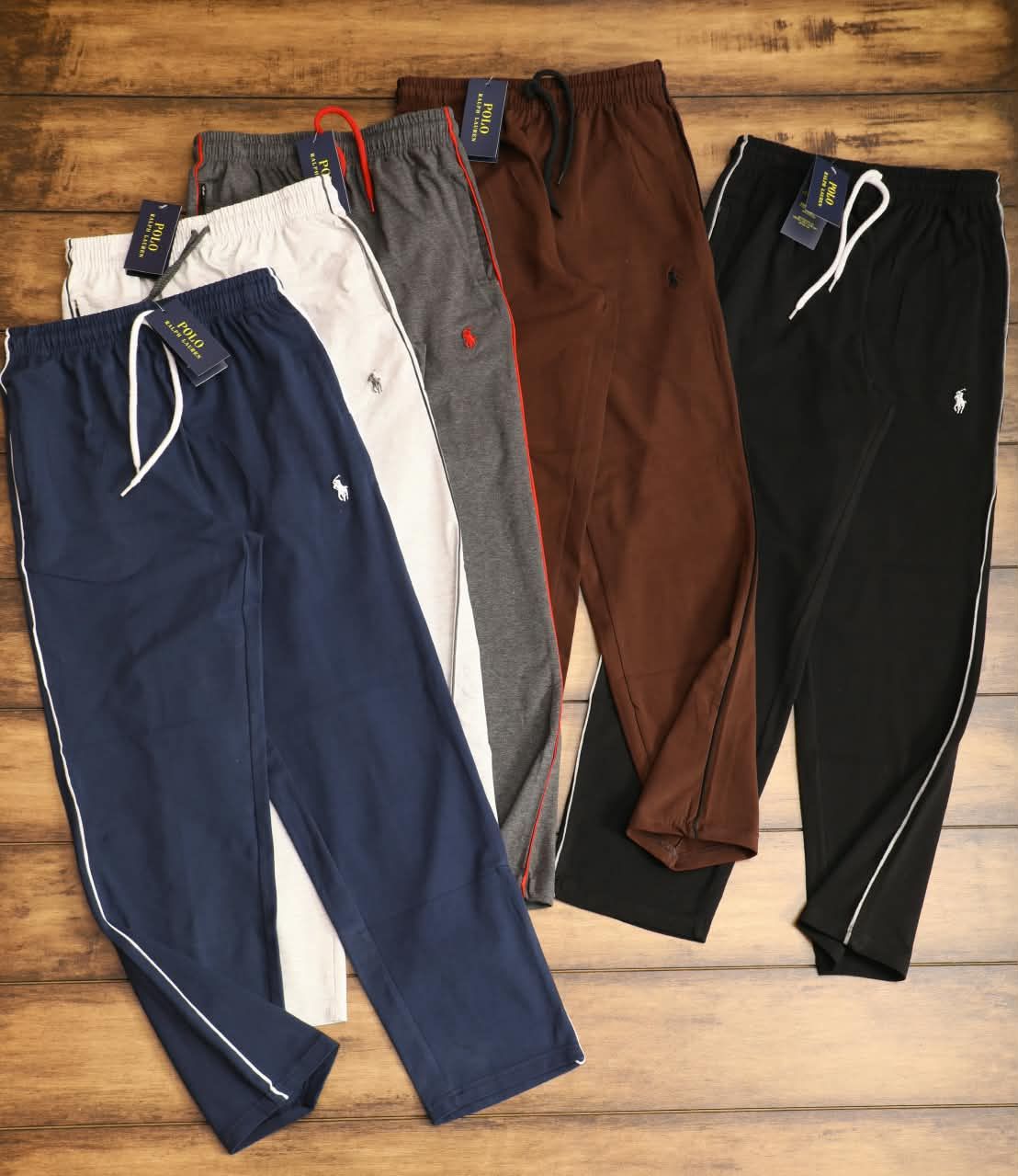 Ralph lauren Premium Quality Cotton Men's Casual Track Pant - 34 Pc