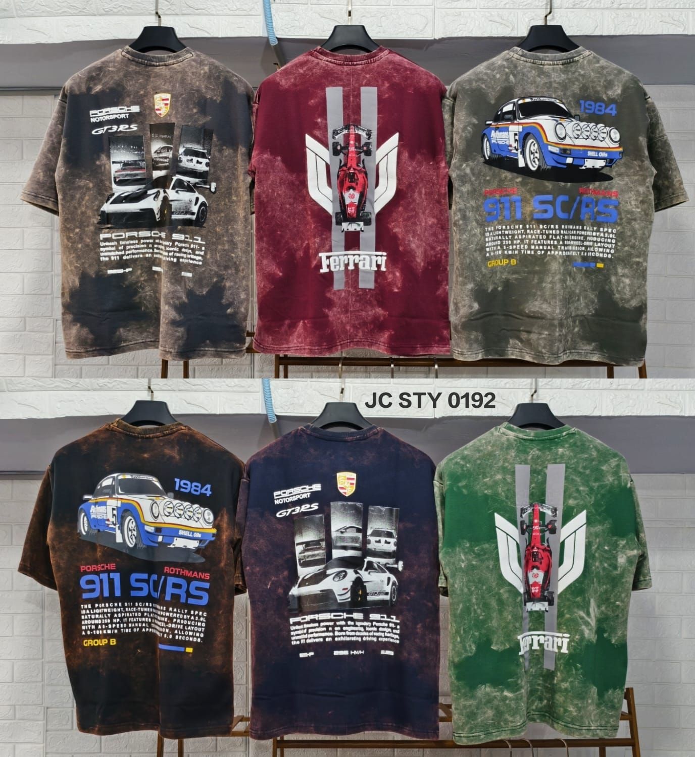 Jack Club Premium Quality Drop-Shoulder Round Neck Half Sleeve Men's T-Shirt - 60 Pc