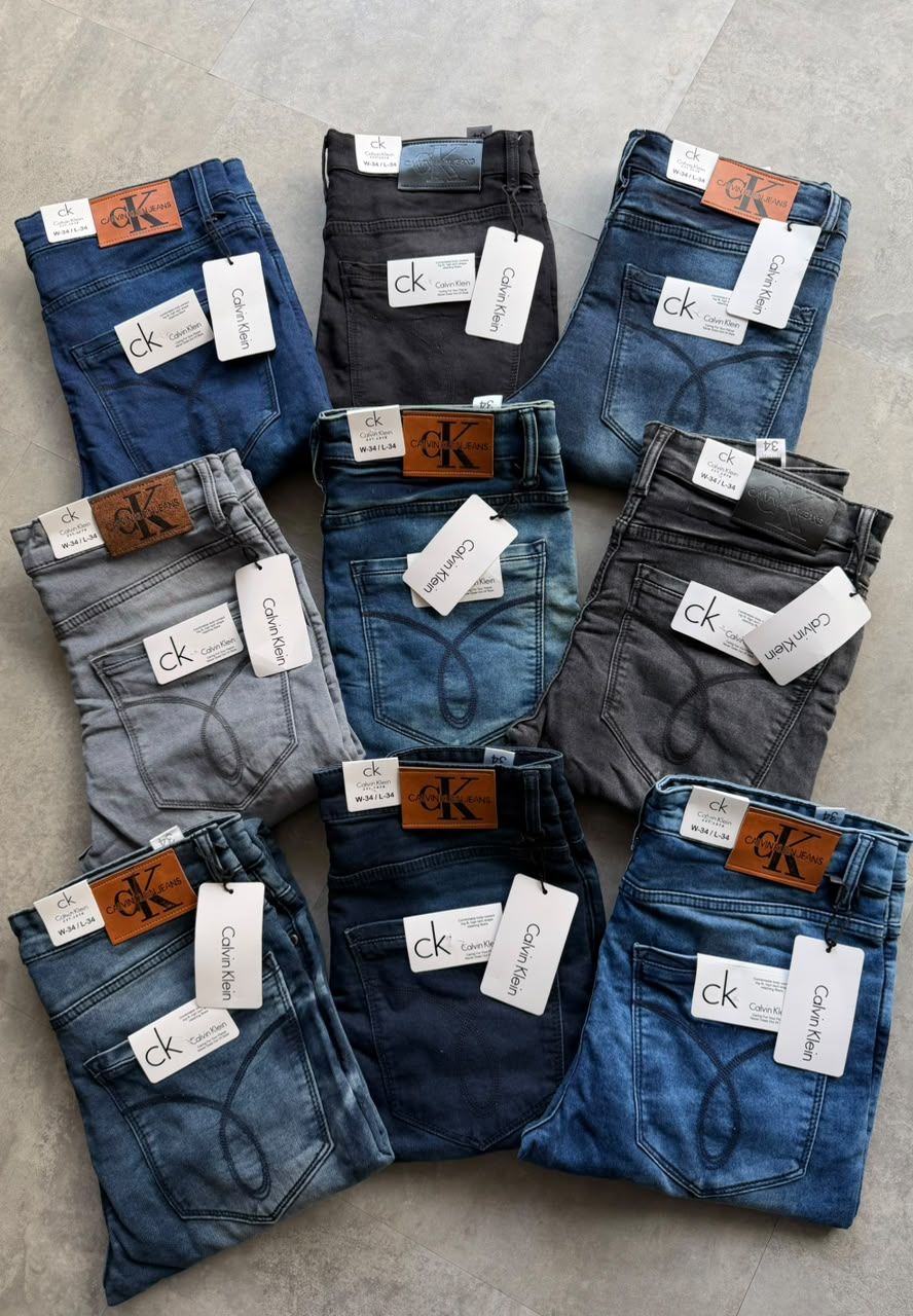 Calvin Klein Premium Quality Slim Fit | Full Length Men's Jeans - 65 Pc
