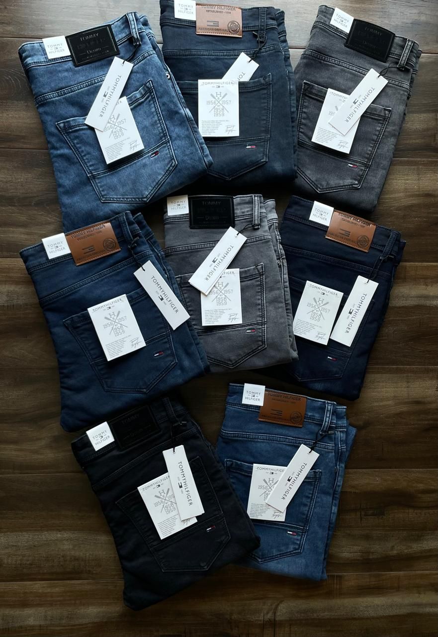 Tommy Hilfiger Premium Quality Slim Fit Men's Denim Jeans - 60 Pc