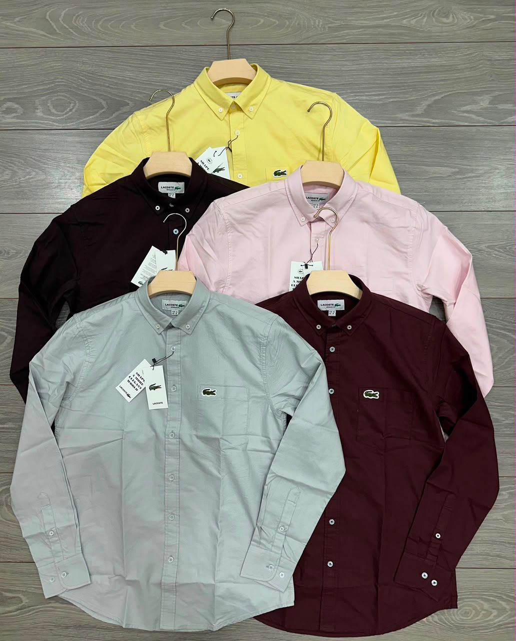 Men's Branded Premium Quality Cotton Oxford Fabric Collar Neck Full Sleeve Men's Shirt - 70 Pc