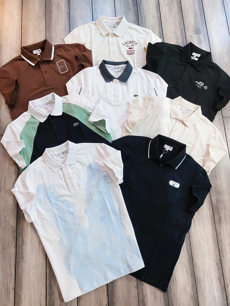 Men's Branded Premium Quality Collar Neck Half Sleeve Men's T-Shirt - 60 Pc