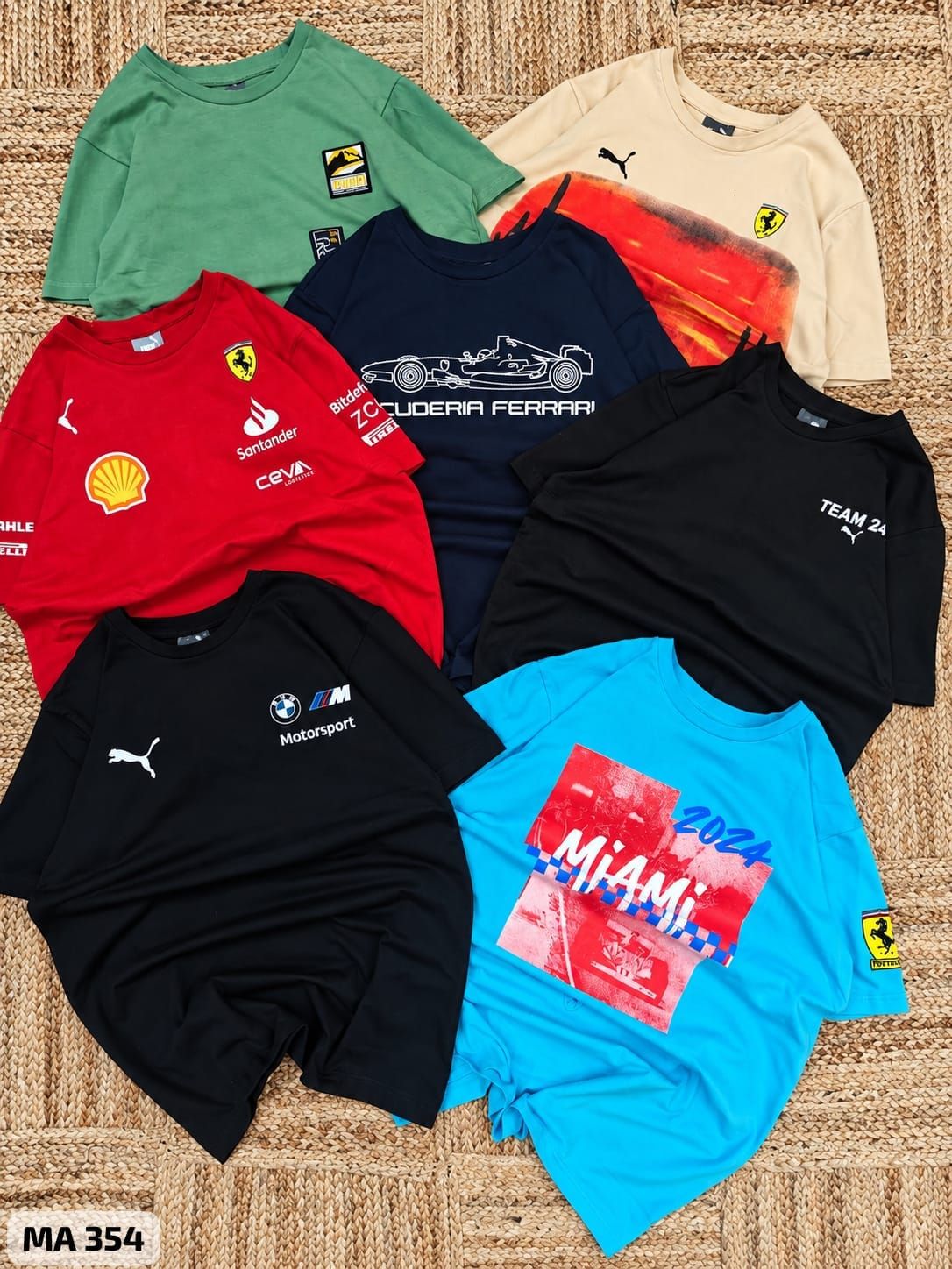 Puma Premium Quality Cotton Round Neck Half Sleeve Men's T-Shirt - 64 Pc