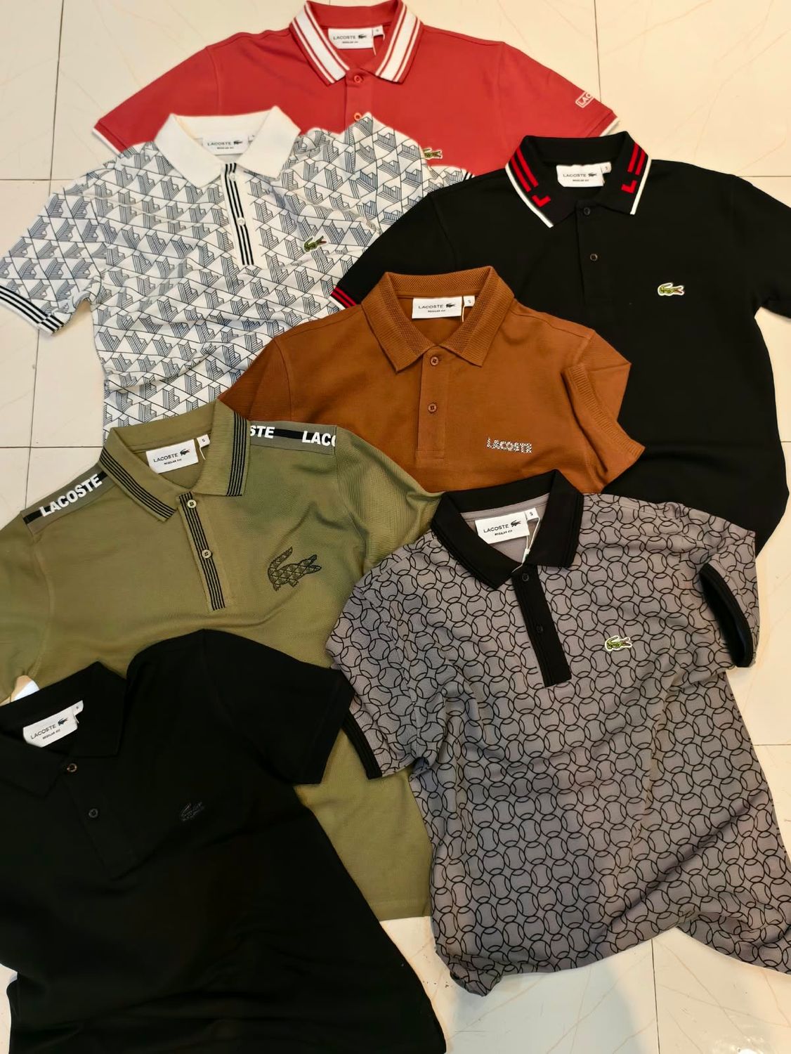 Men's Branded Premium Quality Collar Neck Half Sleeve Men's T-Shirt - 60 Pc