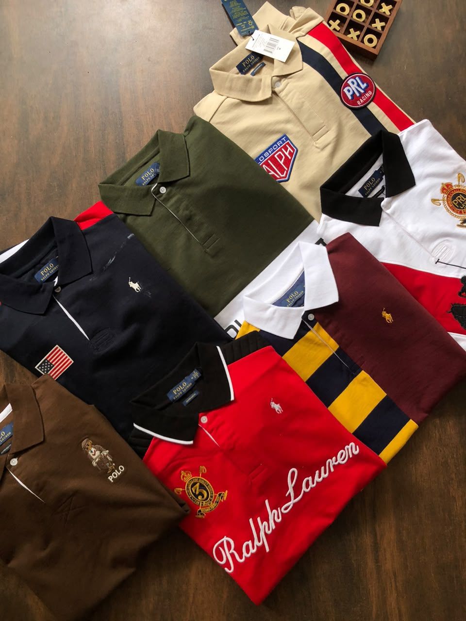 ​Ralph Lauren Premium Quality Collar Neck Full Sleeve Men's T-Shirt - 60 Pc