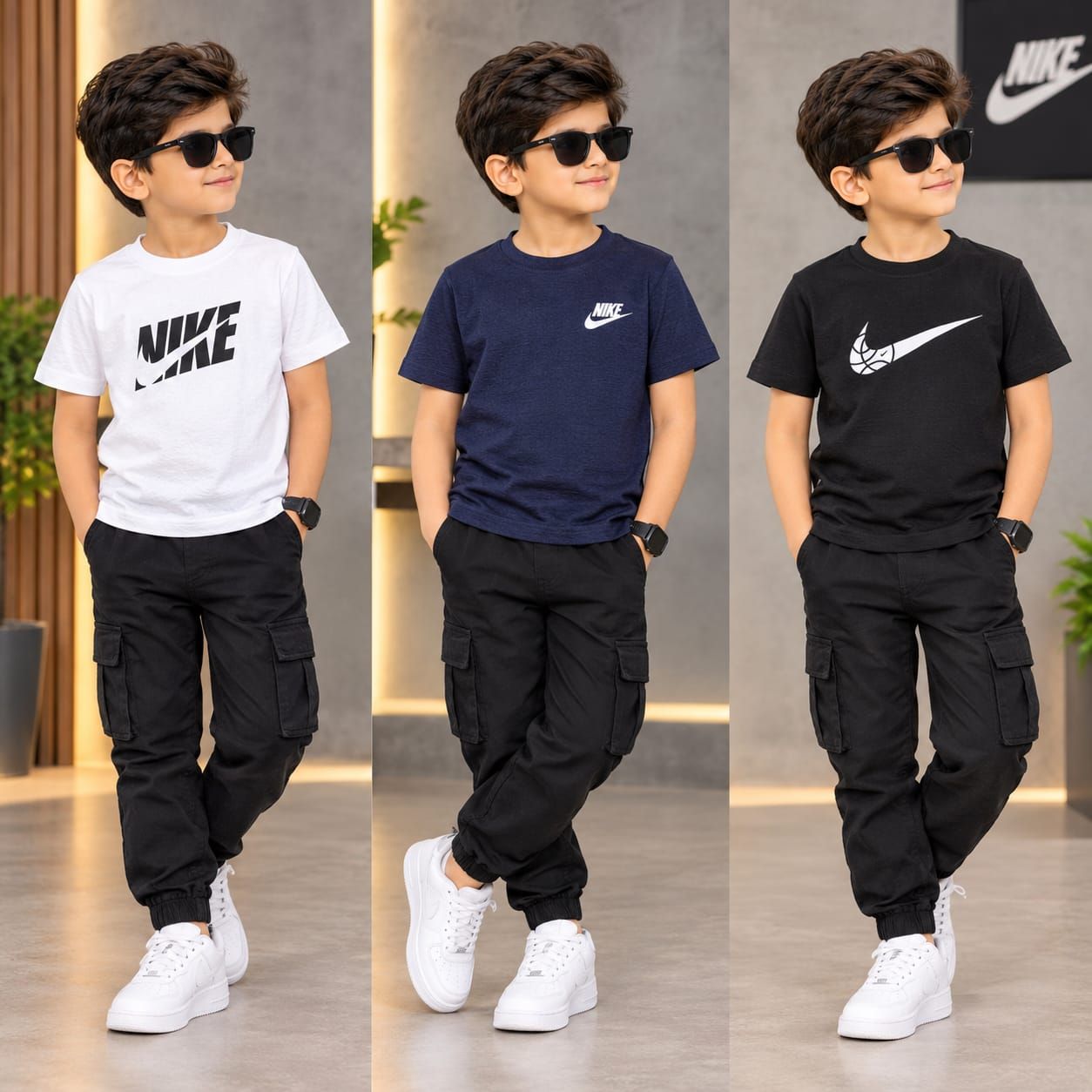 Nike Premium Quality Round Neck Half Sleeve Men's T-Shirt - 42 Pc