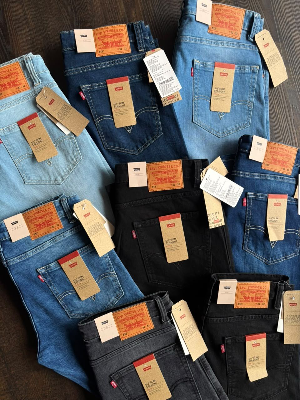 Levi's Premium Quality Hyper Flex Straight Fit Men's Denim Jeans - 63 Pc