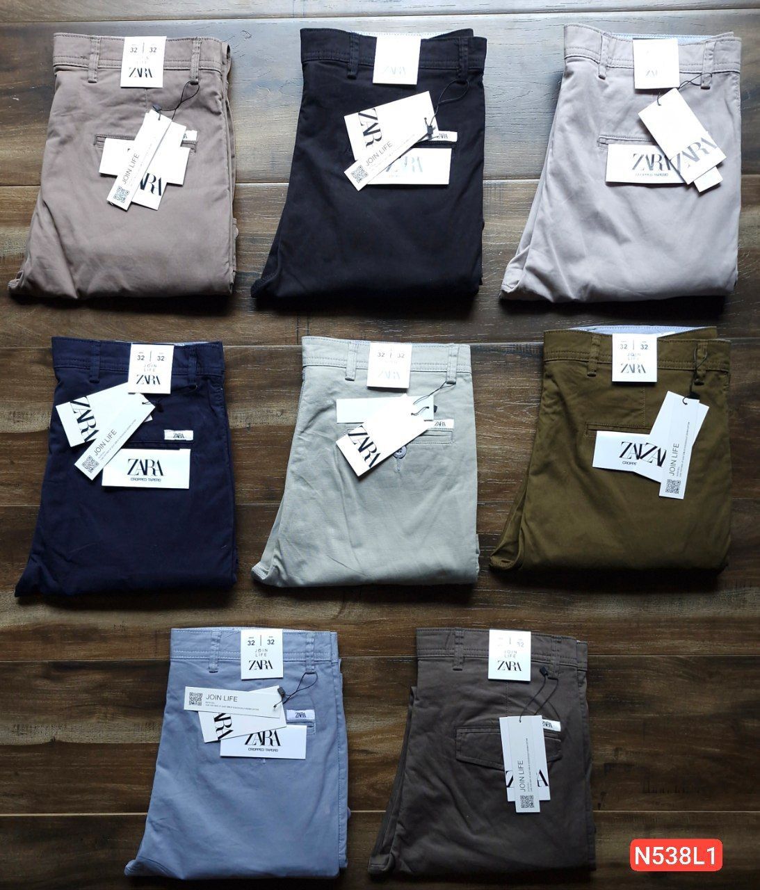 Zara Man Premium Quality Cotton Lycra Men's Trouser - 61 Pc