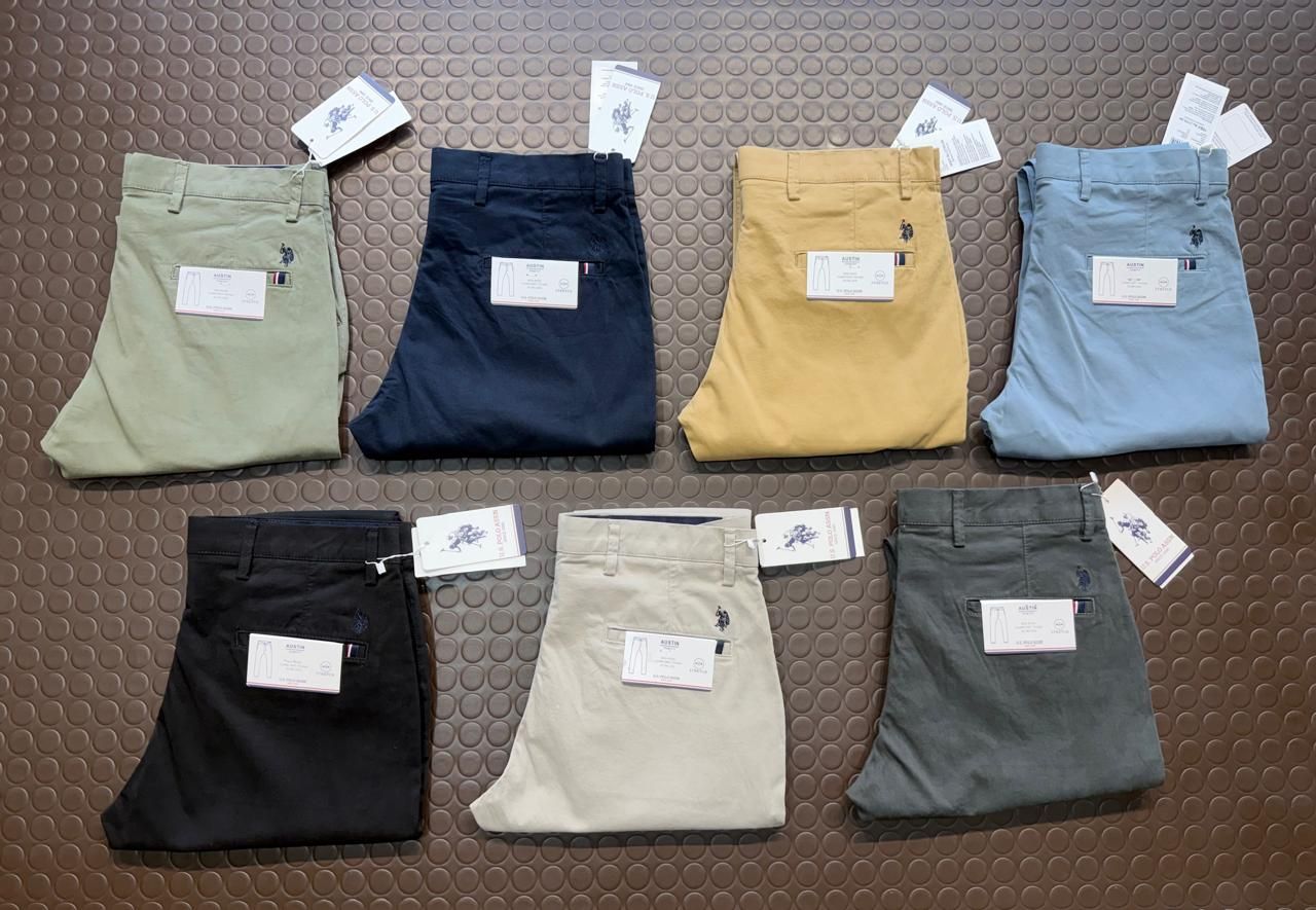Us Polo Premium Quality Austin Slim Fit Men's Chinos - 65 Pc