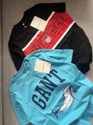 Kids Gant Premium Quality Cotton Round  Neck Half Sleeve Kids T-Shirt - 56 Pc