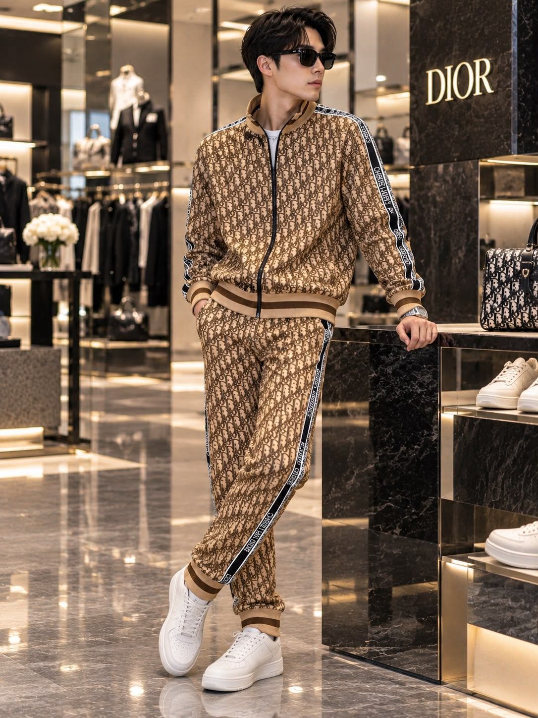 Christian Dior Premium Quality Premium China 🇨🇳 Fabric Men's Track Suit - 12 Set