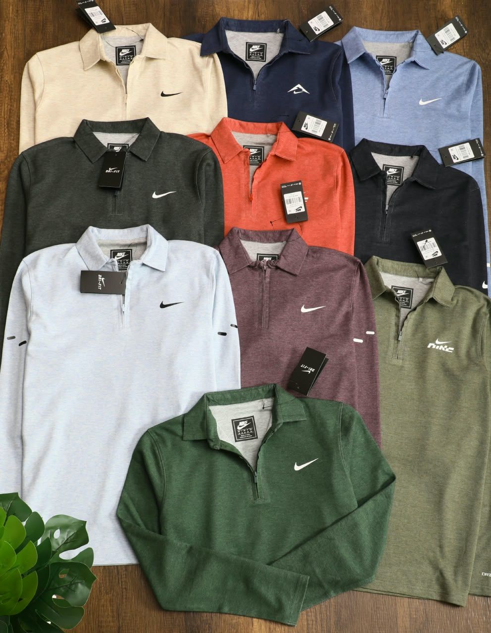 Nike Premium Quality Round Neck Full Sleeve Men's T-Shirt - 43 Pc